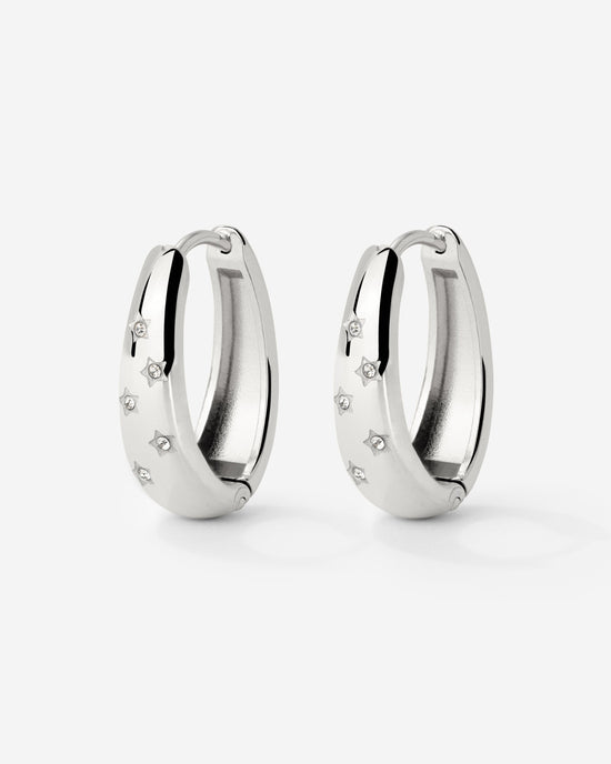 Starstruck Hoops Silver