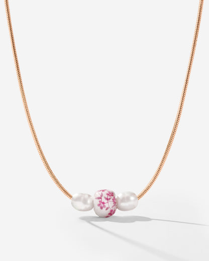 Painted Pink Necklace