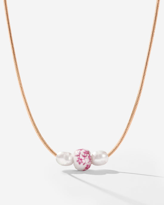 Painted Pink Necklace