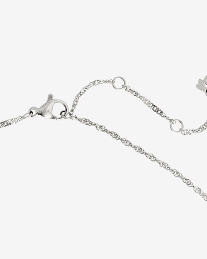 Flutterby Necklace Silver