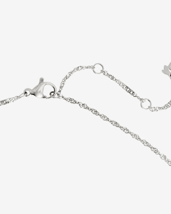 Flutterby Necklace Silver