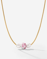 Painted Pink Necklace