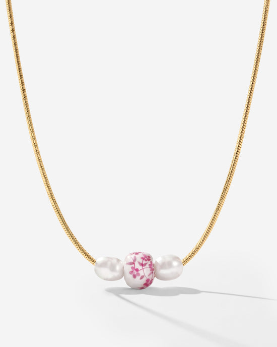 Painted Pink Necklace