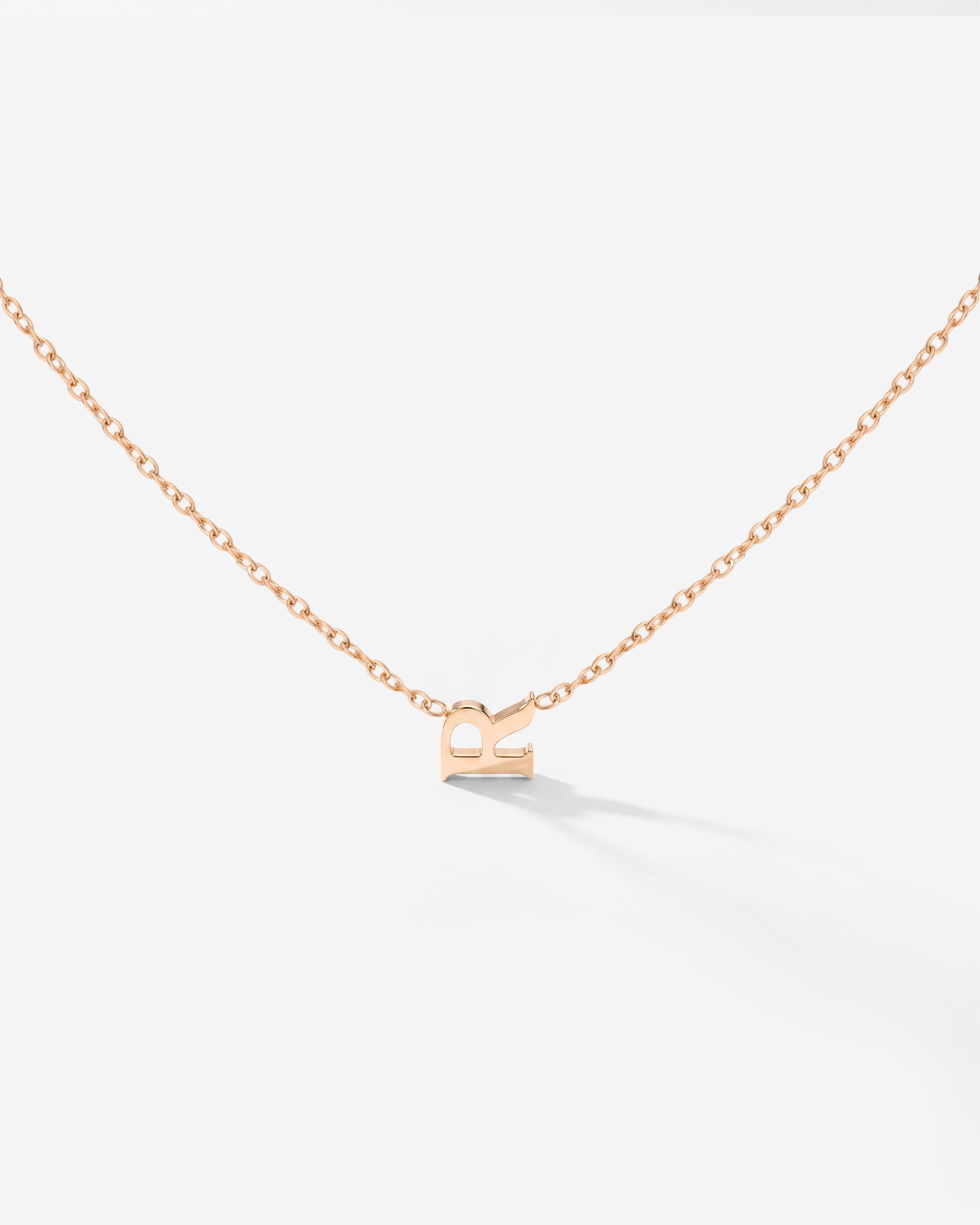 Tiny Letter Necklace