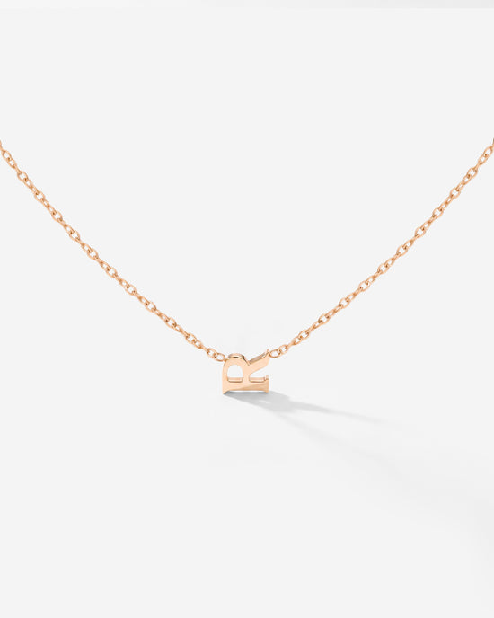 Tiny Letter Necklace