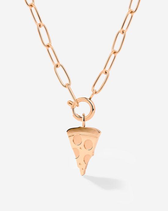 Bella Pizza Oval Links Necklace Set