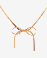 Sweet Bow Necklace Rose Gold