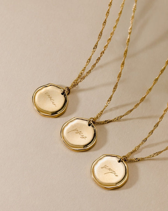 Zodiac Necklace – Pisces Rose Gold