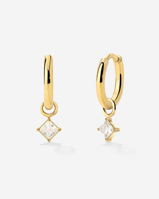 North Star Hoop Set Small gold