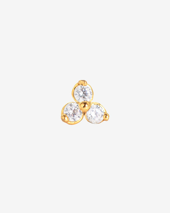 Sparkle Piercing Stud Gold