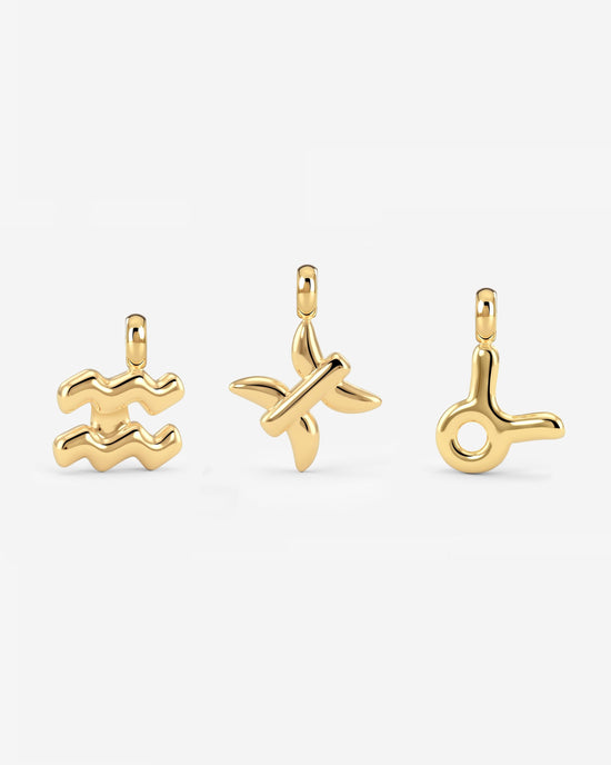 Bubble Zodiac Necklace Charms