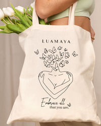 Jute bag Embrace all that you are