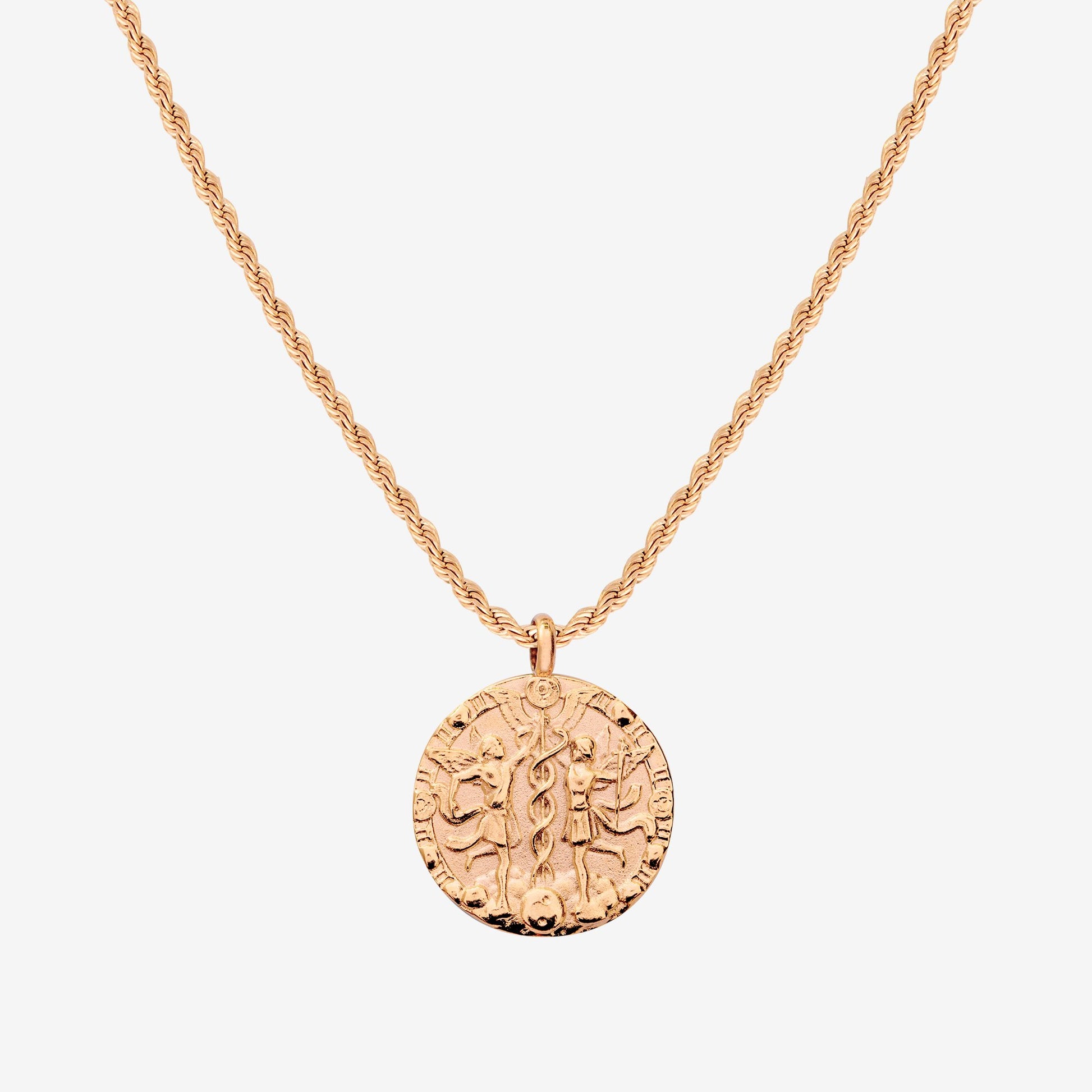 Zodiac Sign Necklace Rose Gold
