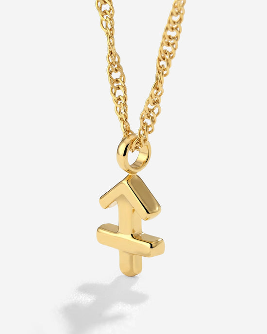 Sagittarius Bubble Necklace gold