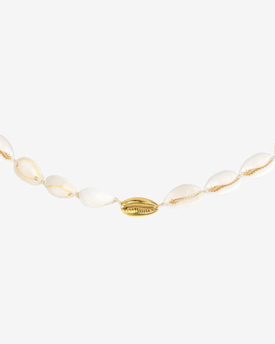 One in a Shell Choker Gold