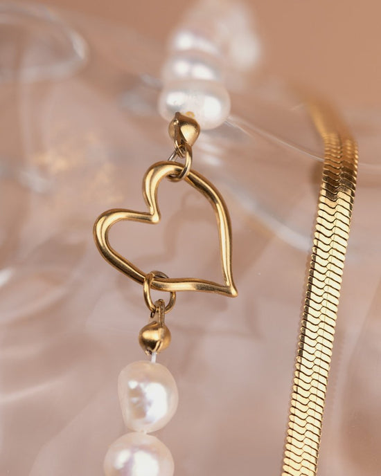 Slim Herringbone Bracelet Rose Gold