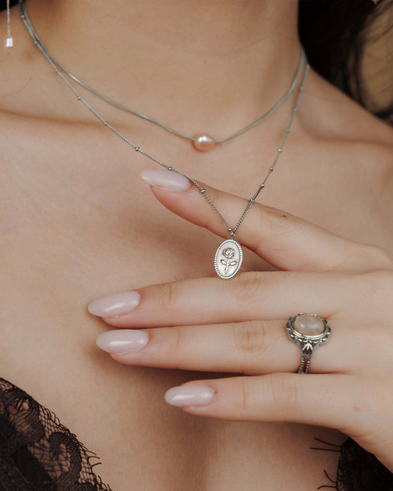 Tale as old as time Necklace Silver