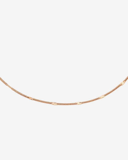 Sun Ray Necklace Rose Gold
