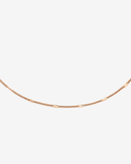 Sun Ray Necklace Rose Gold