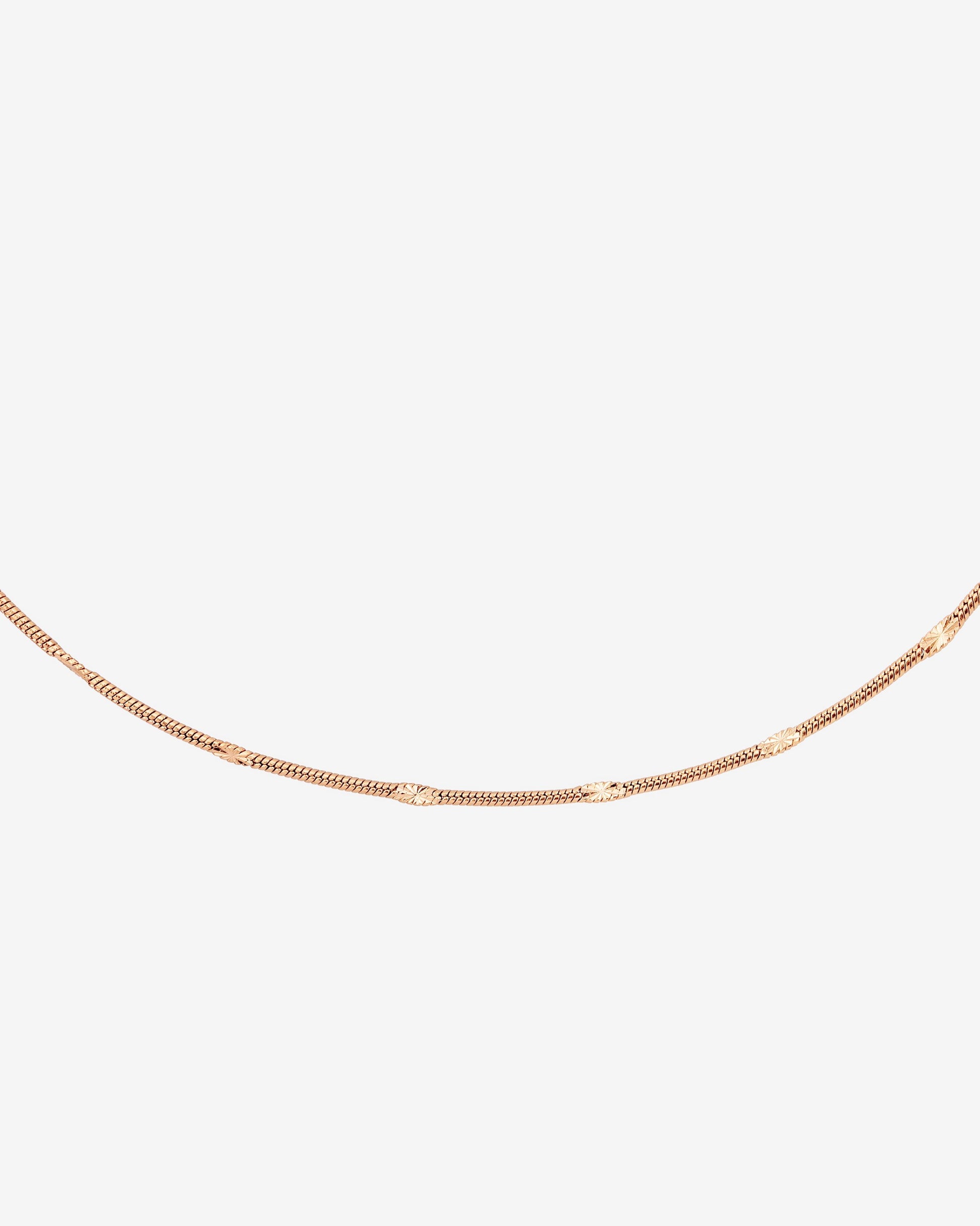 Sun Ray Necklace Rose Gold