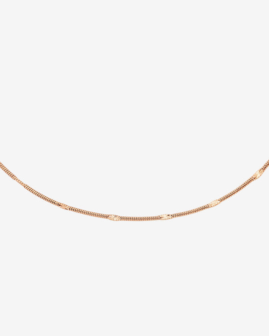 Sun Ray Necklace Rose Gold