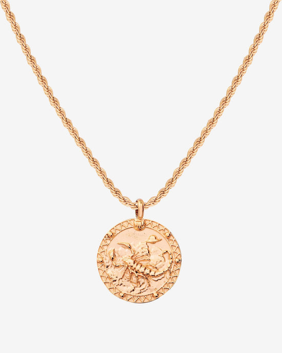 Zodiac Sign Necklace Rose Gold