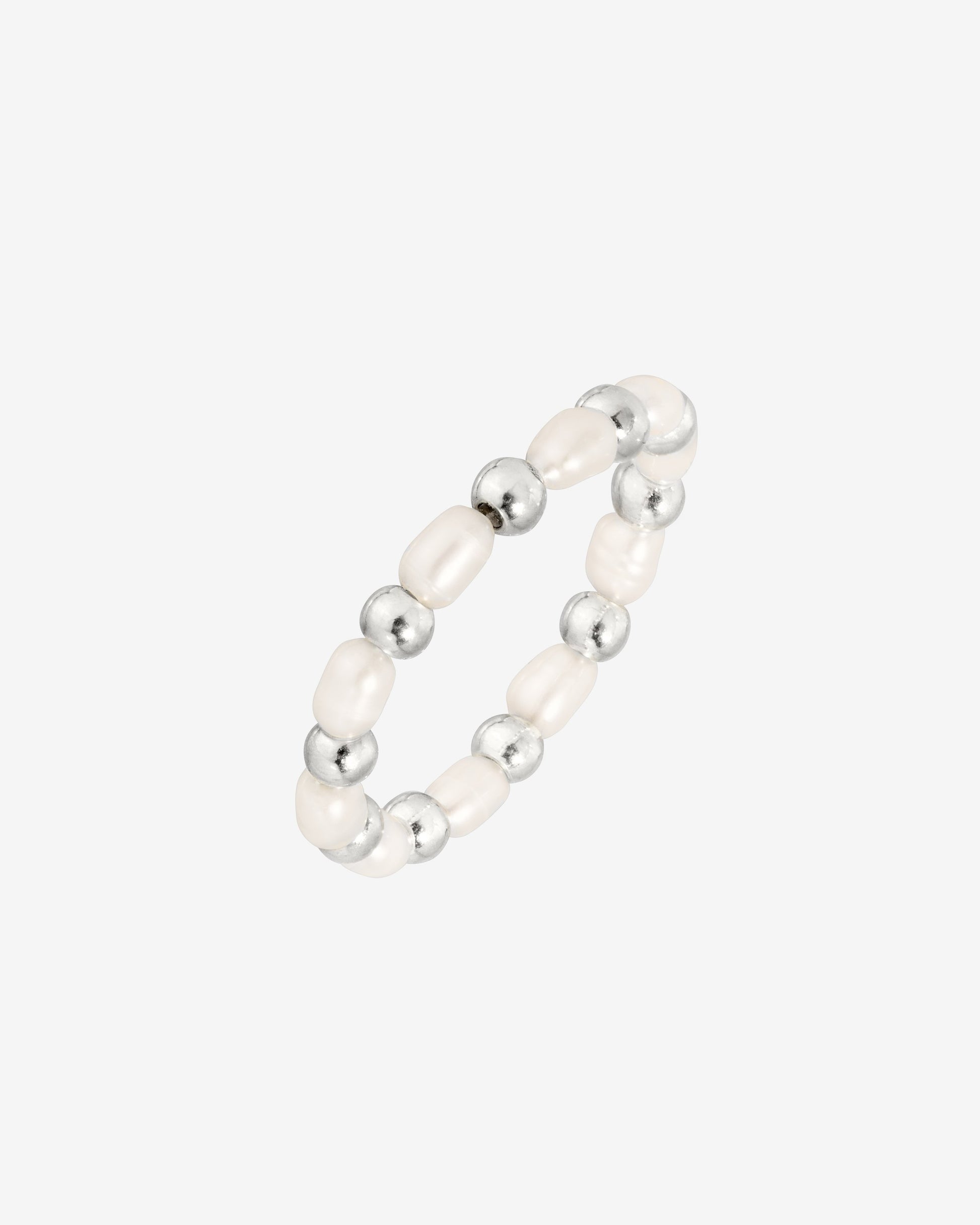 Pearl'n'Beads Ring Silber