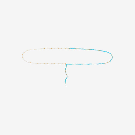 Into the Blue Waist Chain Rose Gold