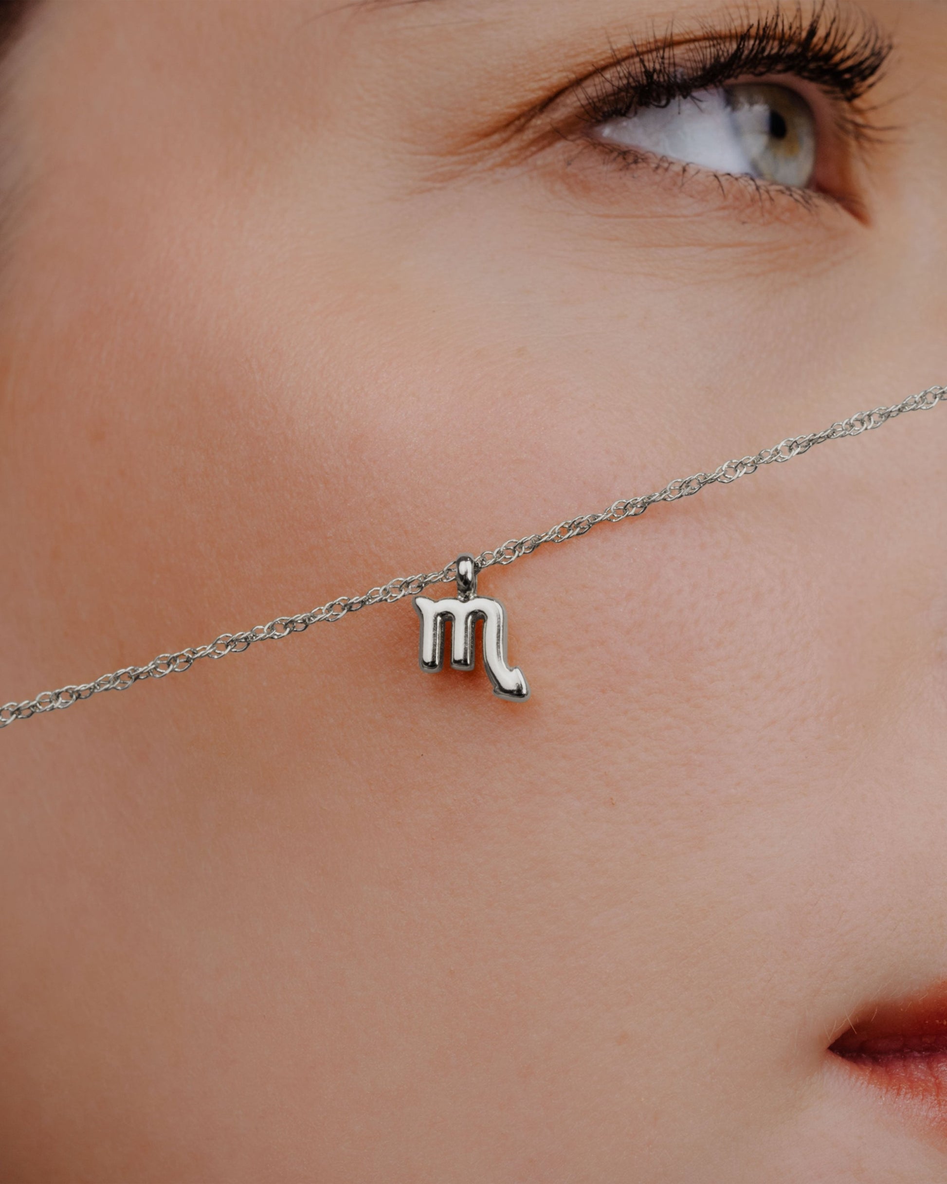 Scorpio Bubble Necklace Silver