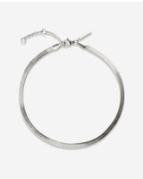 Slim Herringbone Anklet