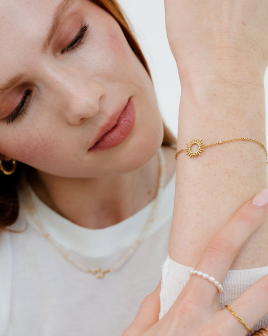 Sunny Beads Bracelet Gold