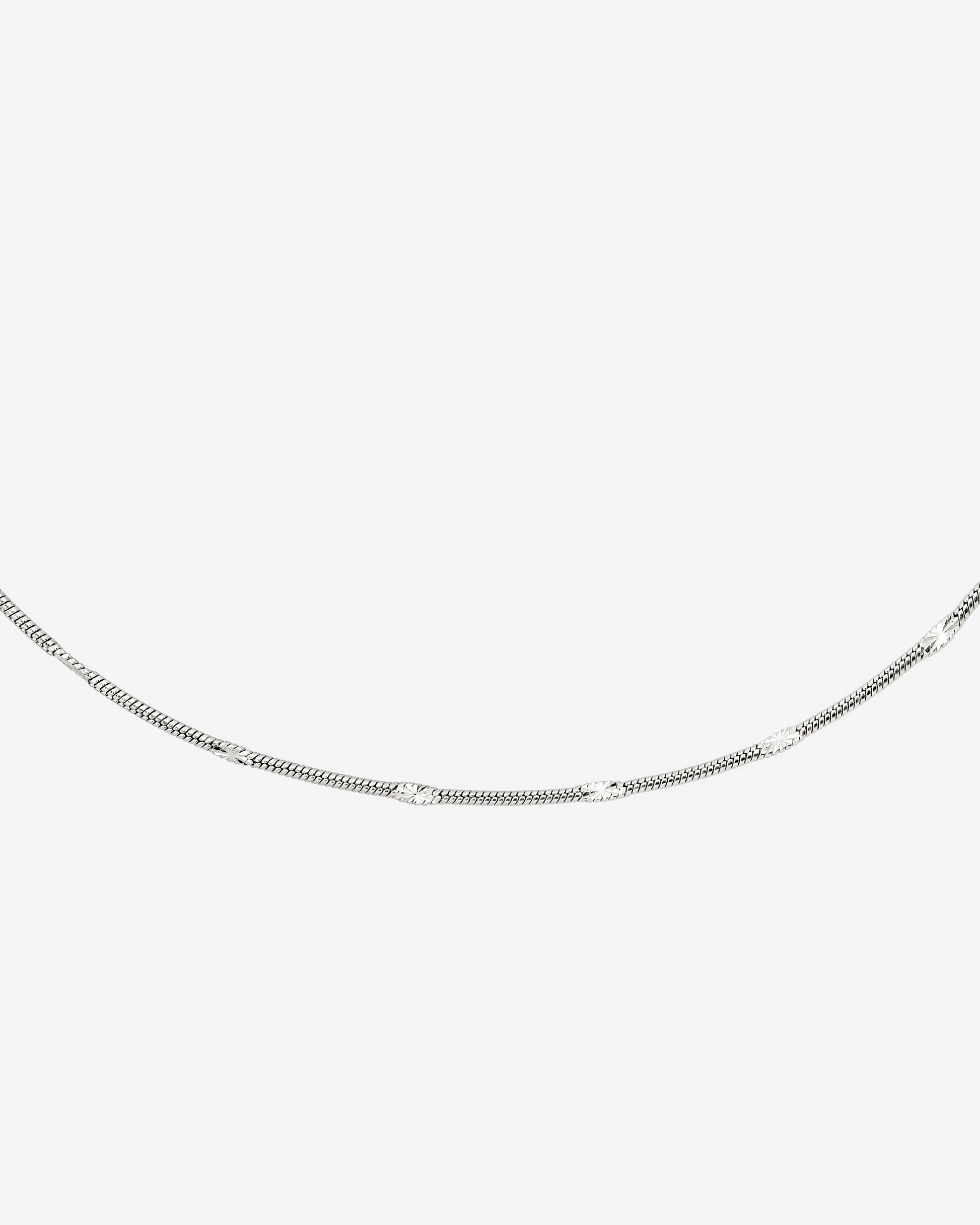 Sun Ray Necklace Silver