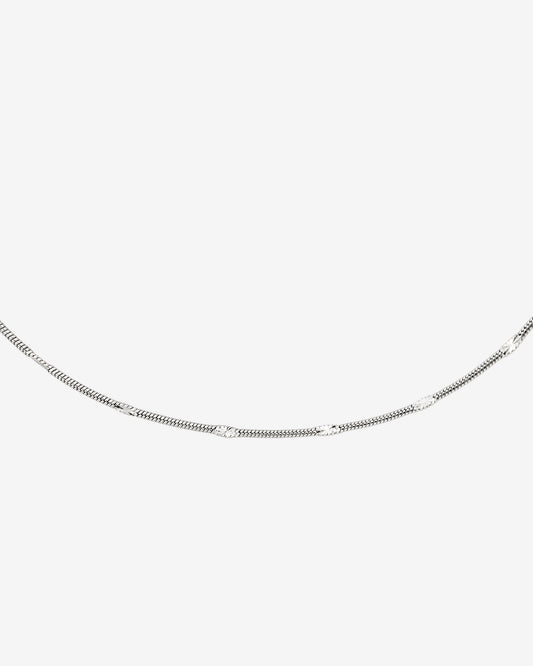 Sun Ray Necklace Silver