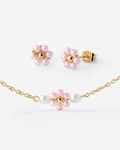 Pretty Pink Daisy Bundle gold