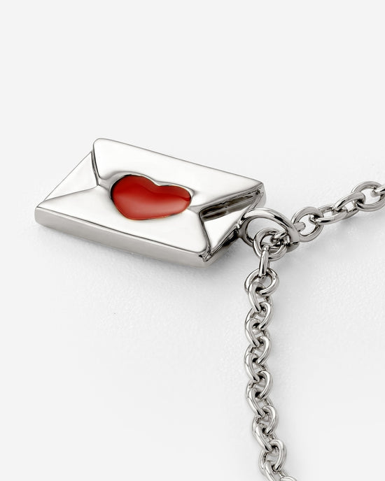 Love Letter Necklace Silver