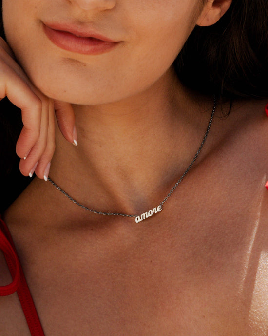 Amore Mio Necklace Silver