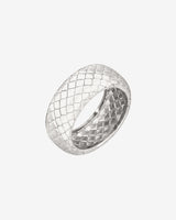 Snake Skin Ring Silver