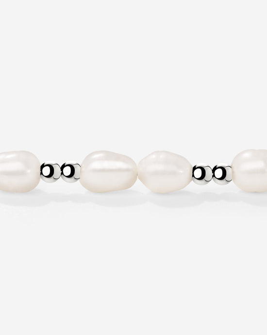 Summertime Pearl Bracelet Silver