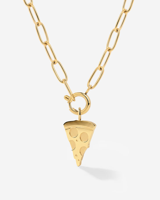 Bella Pizza Oval Links Necklace Set