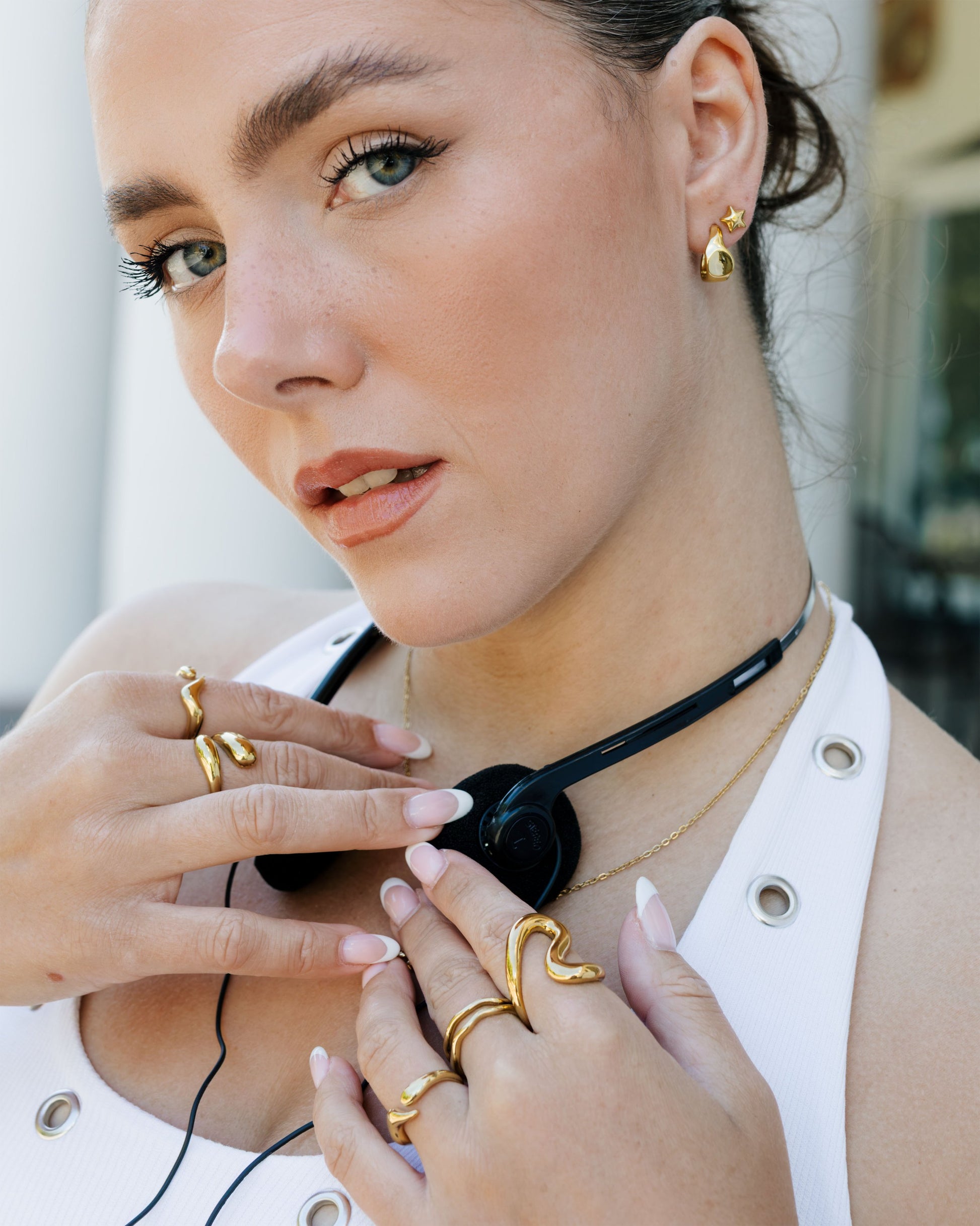 Liquid Shape Studs Baby