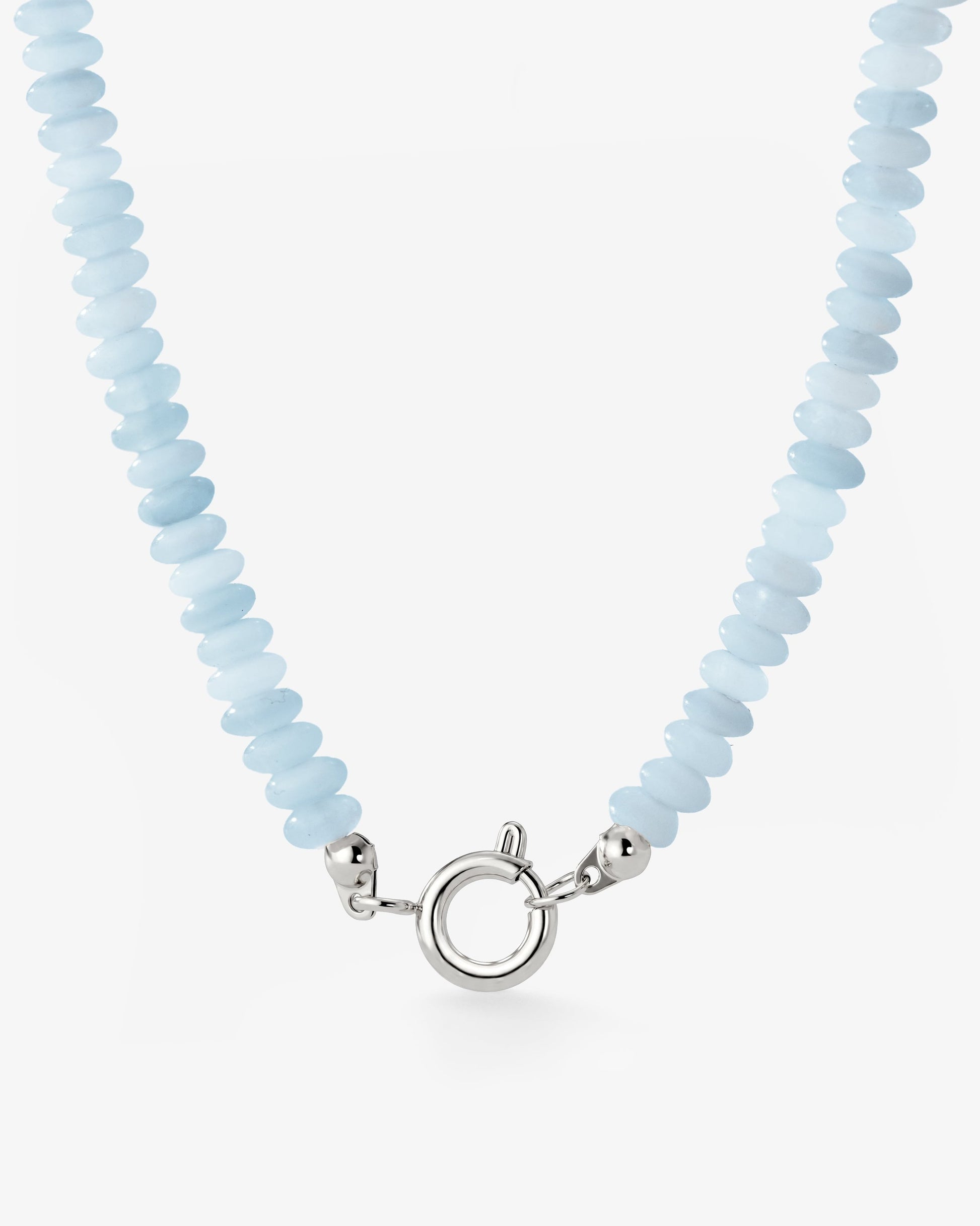 Seastone Charm Necklace Silver
