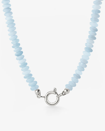 Seastone Charm Necklace Silver