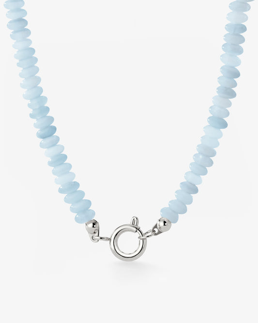 Seastone Charm Necklace Silver