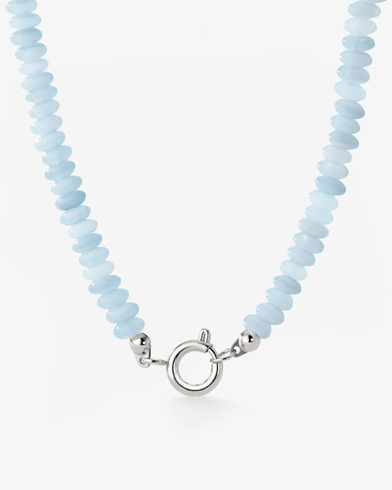 Seastone Charm Necklace Silver
