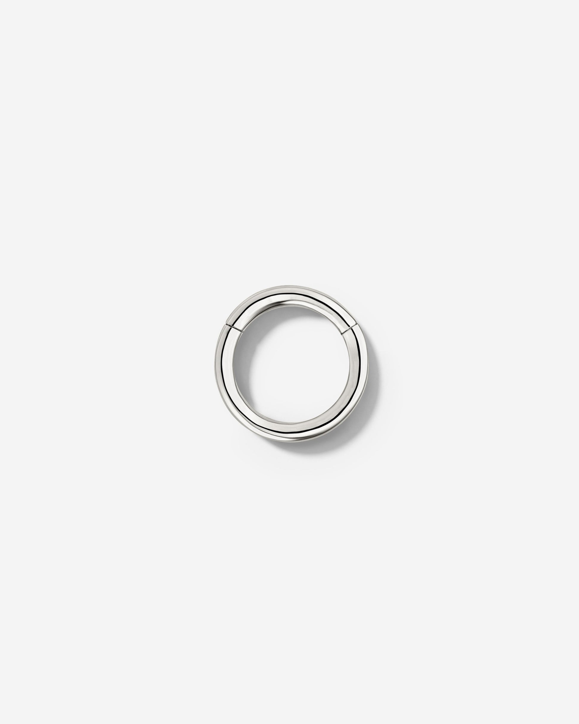 Basic Click Piercing Ring Silver