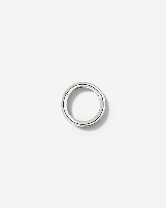 Basic Click Piercing Ring Silver