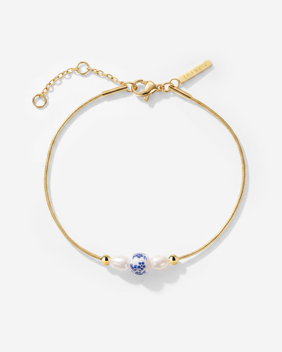 Painted Blue Bracelet