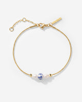 Painted Blue Bracelet