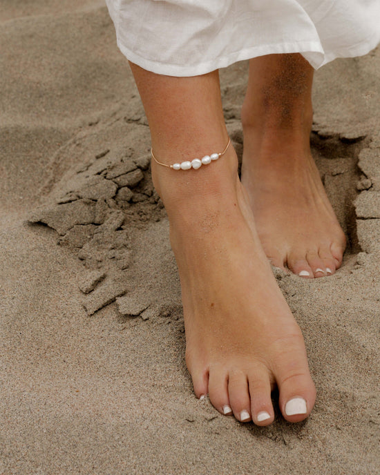 Pearlessence Anklet Rose Gold