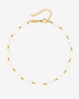 Summertime Pearl Anklet gold